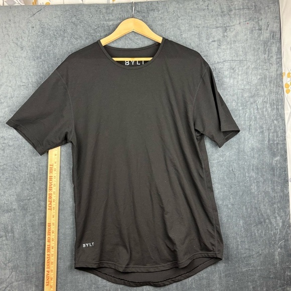 BYLT Basics Other - BYLT Basics Drop Cut Black Short Sleeve Tee Essential Casual Wear Men’s Large